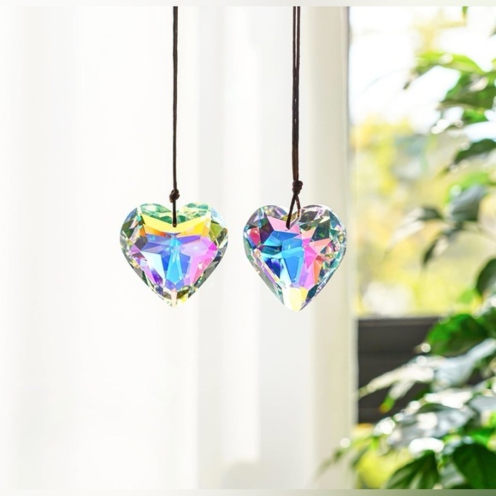 Crystal Heart Sun Catchers